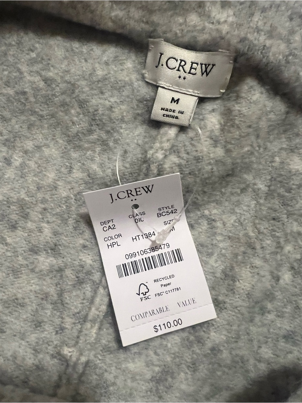 JCrew Light Gray Two-Piece Loungewear Set - Picture 3 of 7